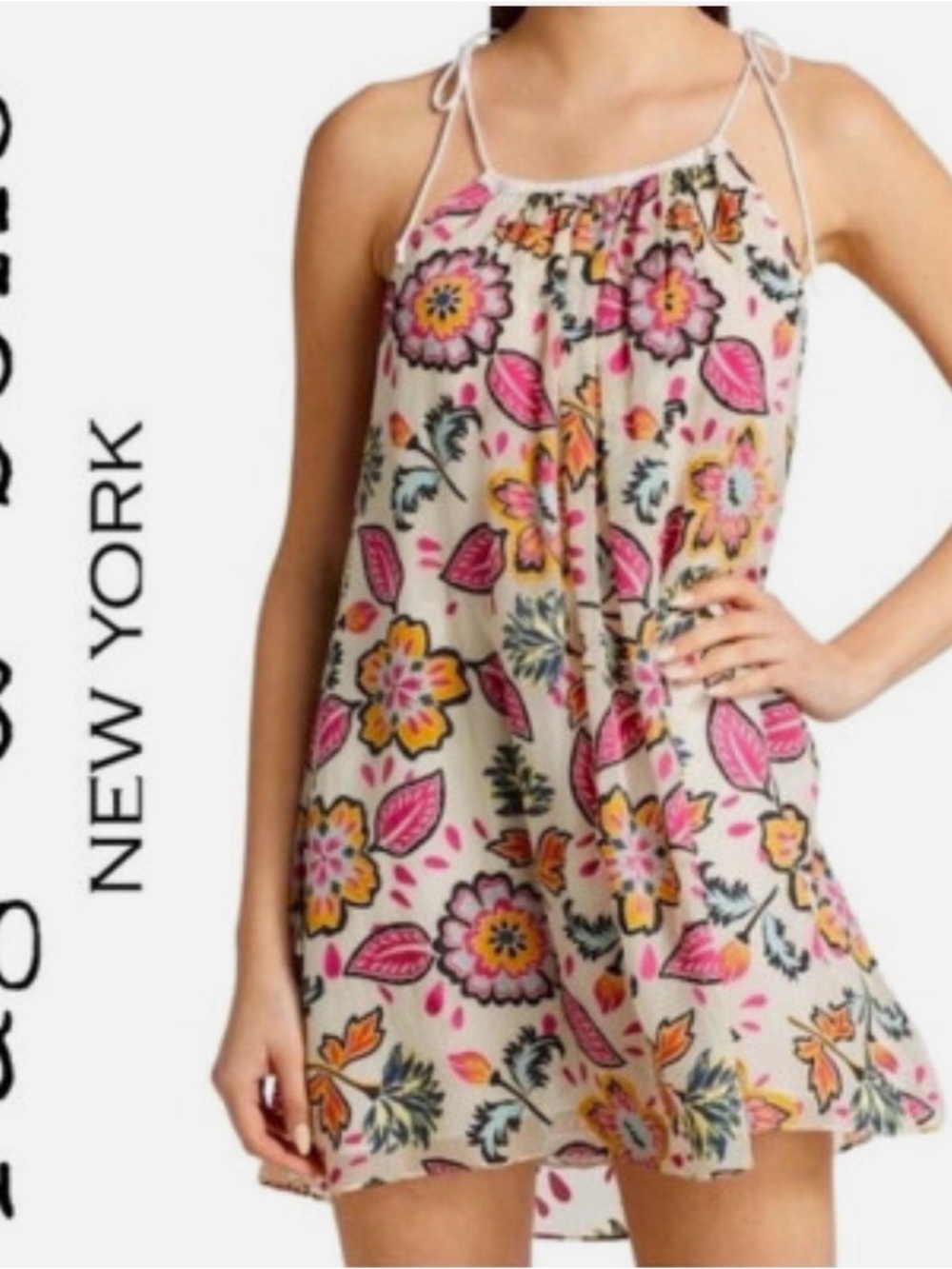 Rag & Bone Bailey Floral Mini Dress Silk Blend Sz Small $450